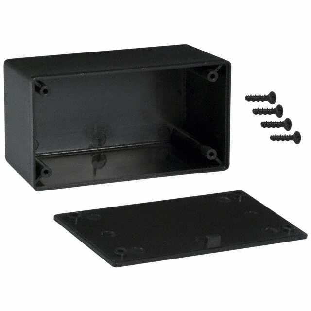 BOX ABS BLACK 4.105"L X 2.23"W BOX ABS BLACK 4.105"L X 2.23"W