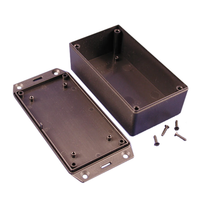 BOX PLASTIC BLK 4.78"L X 2.64"W