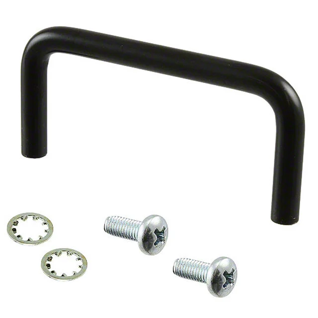 HANDLE 2" STEEL BLACK 1 PAIR HANDLE 2" STEEL BLACK 1 PAIR
