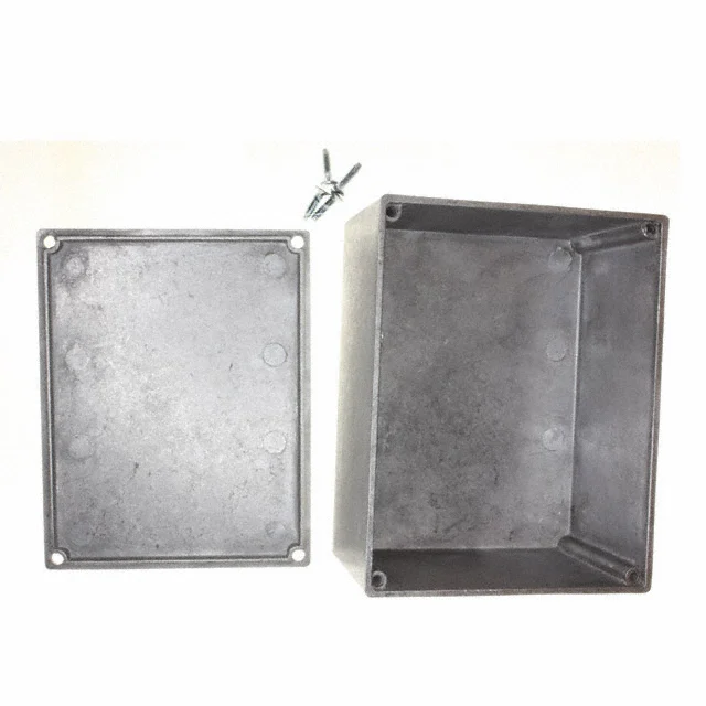 BOX ALUM NATURAL 4.69"L X 3.69"W