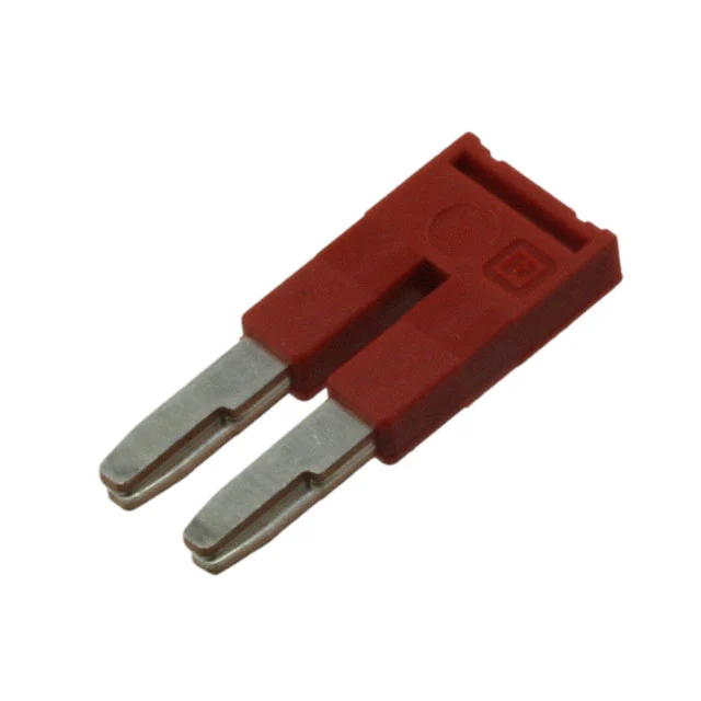 JUMPER TERM BLK 2POS FLAT PIN