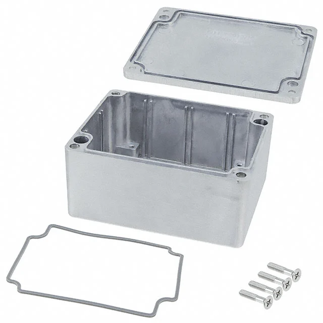 BOX ALUM NATURAL 4.54"L X 3.54"W