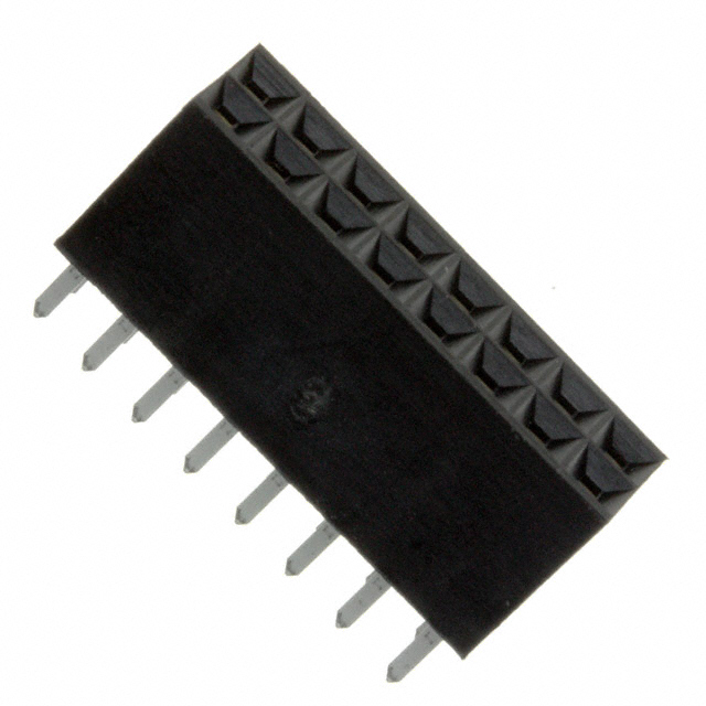 CONN RCPT 16POS 0.1 GOLD PCB