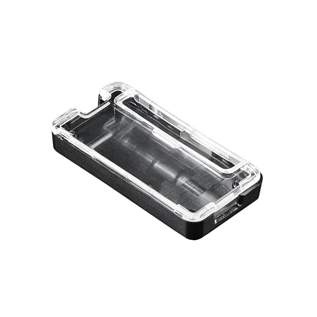 CASE PLAS BLK CLR 2.76"LX1.38"W