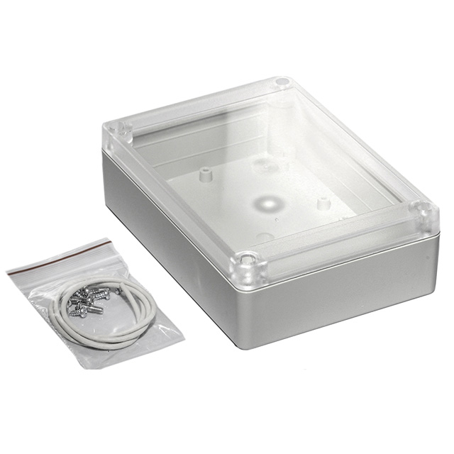 BOX ABS GRAY/CLR 5.71"L X 4.13"W BOX ABS GRAY/CLR 5.71"L X 4.13"W