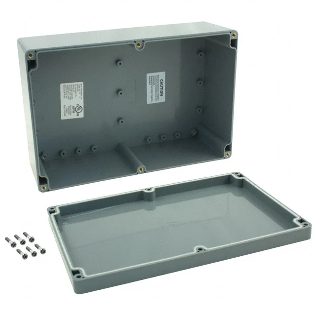 BOX ABS GRAY 9.45"L X 6.3"W BOX ABS GRAY 9.45"L X 6.3"W