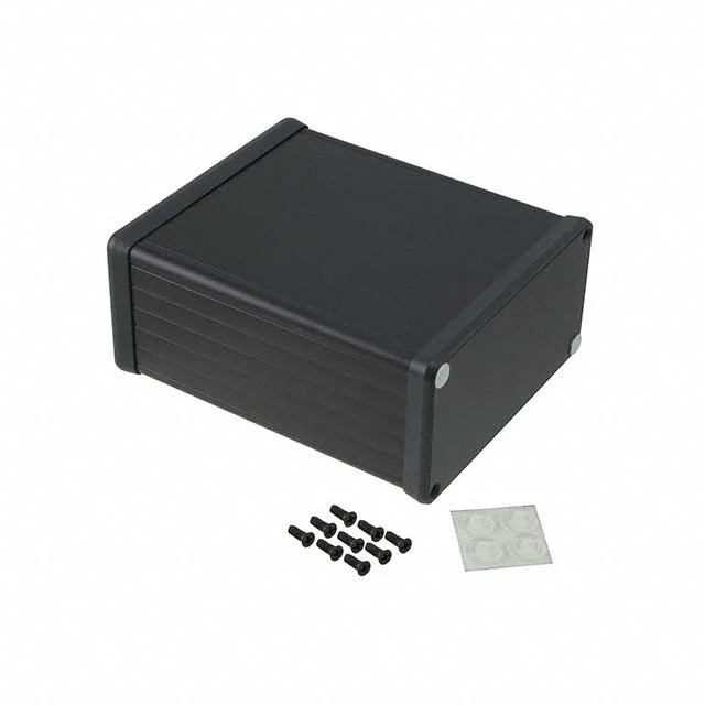 BOX ALUM BLACK 4.72"L X 4.06"W BOX ALUM BLACK 4.72"L X 4.06"W