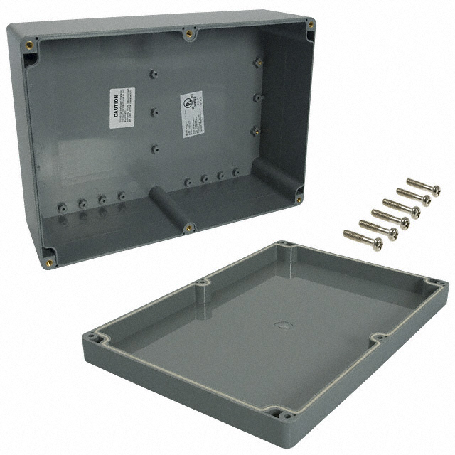 BOX ABS GRAY 10.434"L X 7.28"W BOX ABS GRAY 10.434"L X 7.28"W