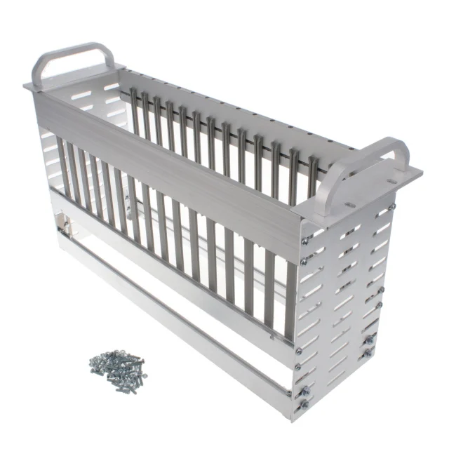 CARD RACK ASSEMBLY ALUM 9X19 CARD RACK ASSEMBLY ALUM 9X19