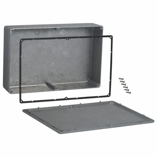 BOX ALUM NATURAL 8.75"L X 5.74"W