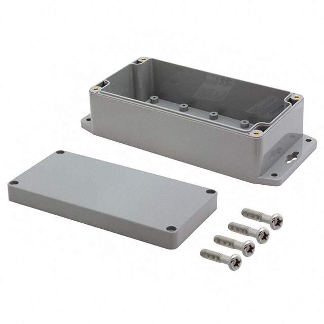 BOX ABS GRAY 6.35"L X 3.21"W BOX ABS GRAY 6.35"L X 3.21"W