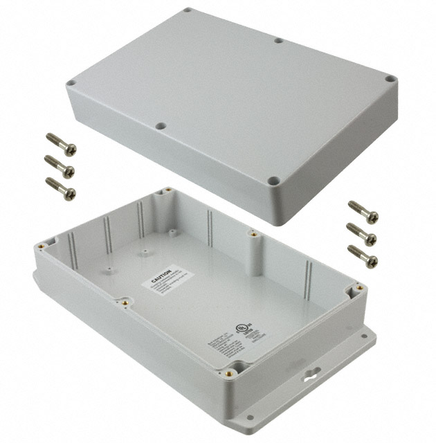 BOX PLASTIC GRAY 8.74"L X 5.75"W BOX PLASTIC GRAY 8.74"L X 5.75"W