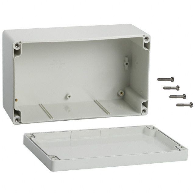 BOX PC GRAY 7.87"L X 4.72"W