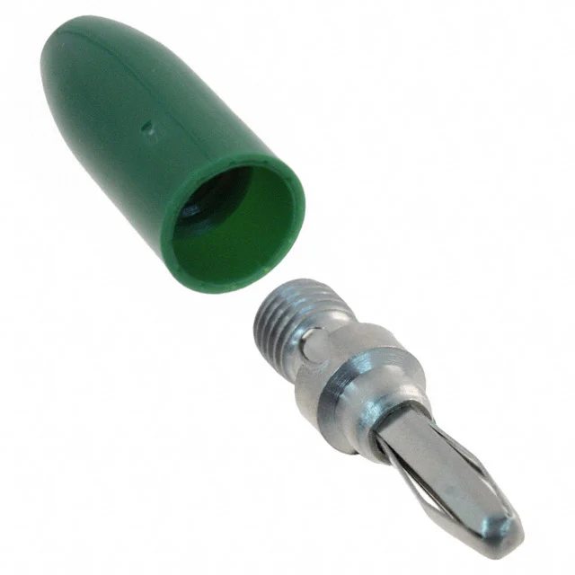 CONN BANANA PLUG SLDRLESS GREEN CONN BANANA PLUG SLDRLESS GREEN