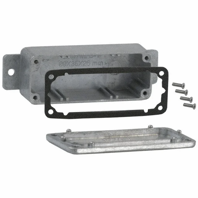 BOX ALUM NATURAL 3.52"L X 1.38"W