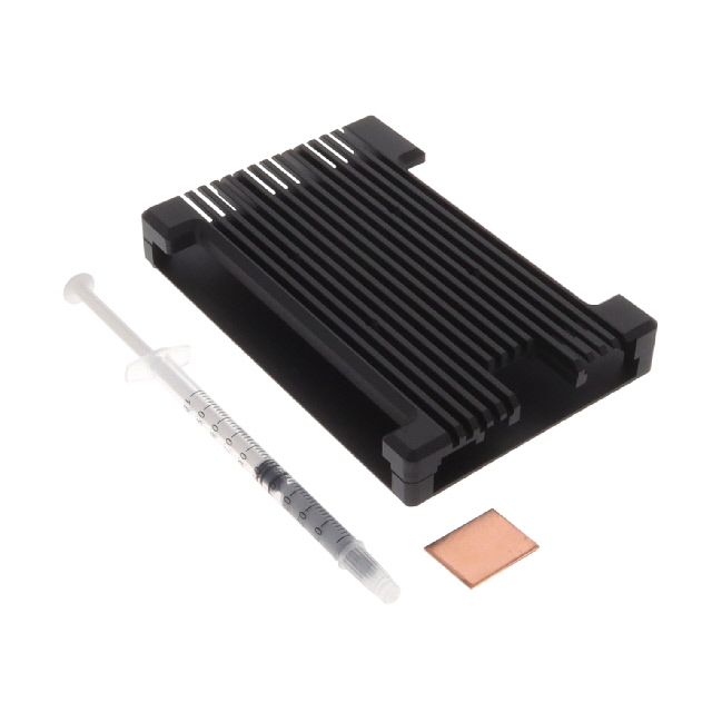 CASE ALUM BLK 4.530"LX3.070"W