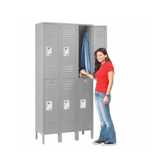 DOUBLE TIER LOCKER, 12X12X36, 6 DOUBLE TIER LOCKER, 12X12X36, 6