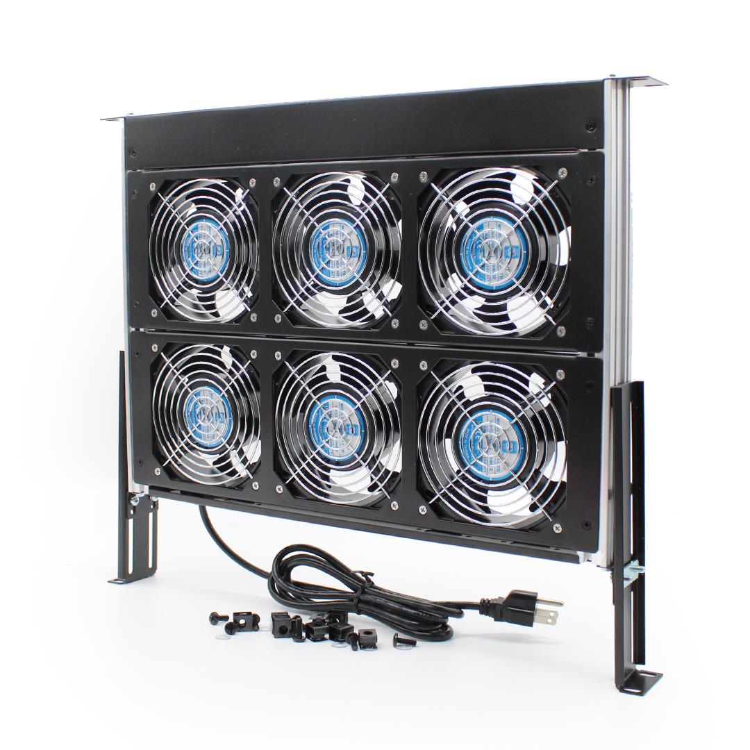 6 FAN TRAY 115V 14" DEEP 660CFM 6 FAN TRAY 115V 14" DEEP 660CFM