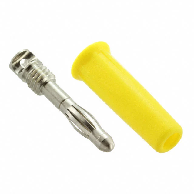 CONN BANANA PLUG SOLDER YELLOW CONN BANANA PLUG SOLDER YELLOW