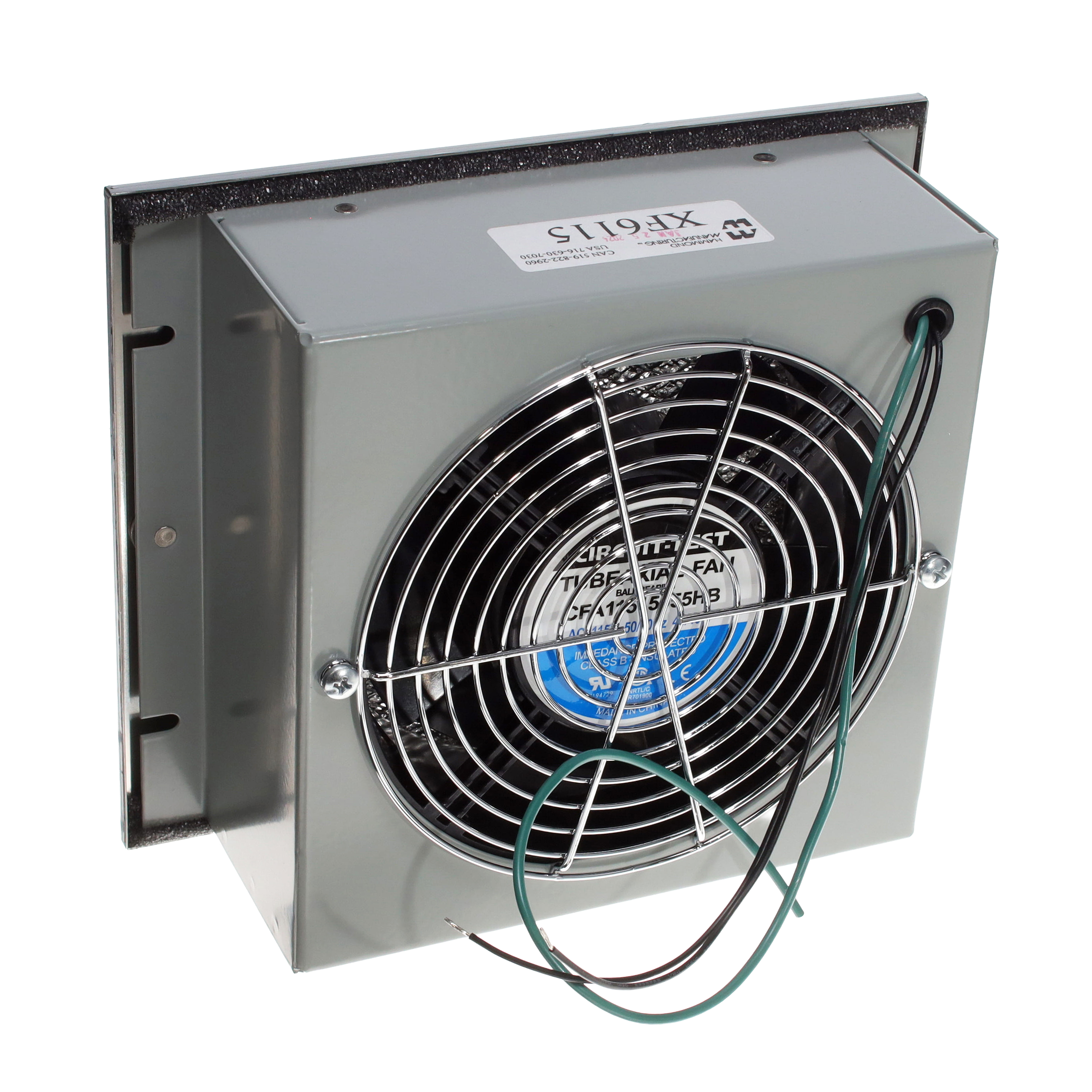 FILTERED FAN BOXES 220CFM 115V FILTERED FAN BOXES 220CFM 115V