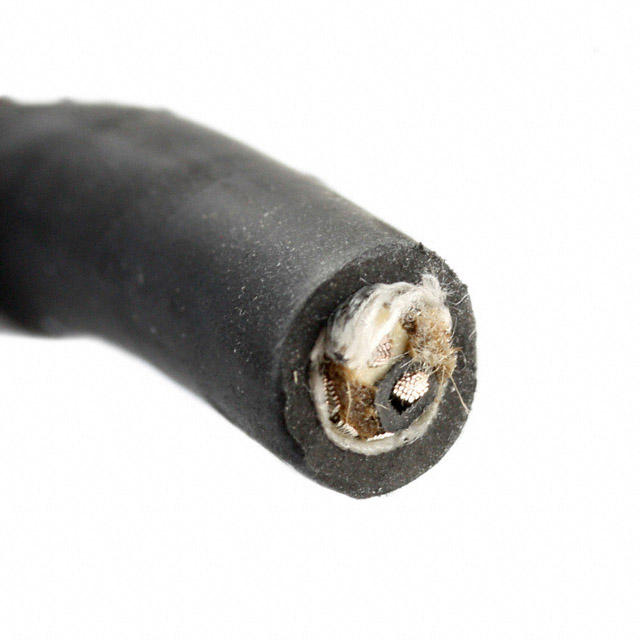 CABLE MIC 2COND 18AWG BLACK