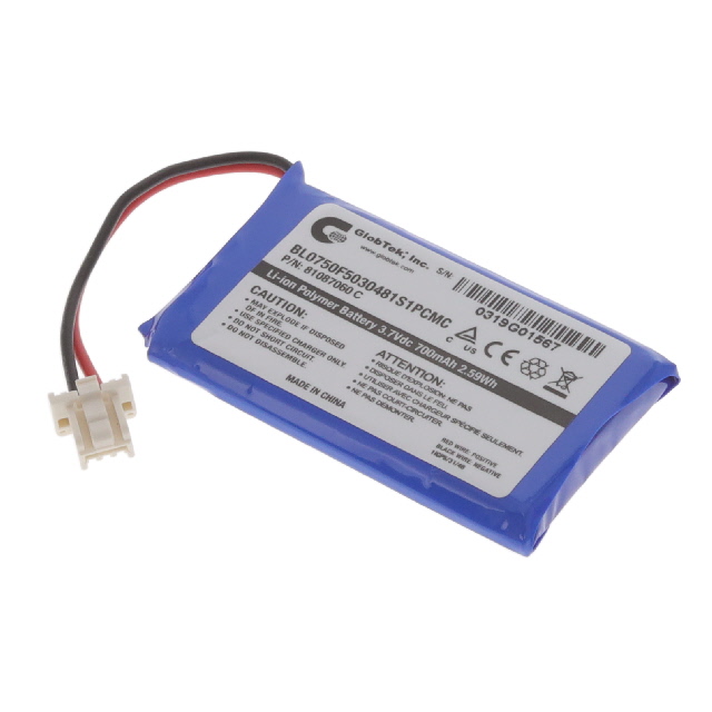 BATT LITH-ION 3.7V 700MAH 503048 BATT LITH-ION 3.7V 700MAH 503048