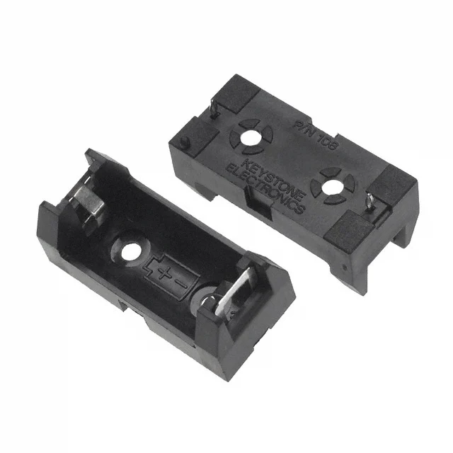 BATTERY HOLDER 1/2AA PC PIN