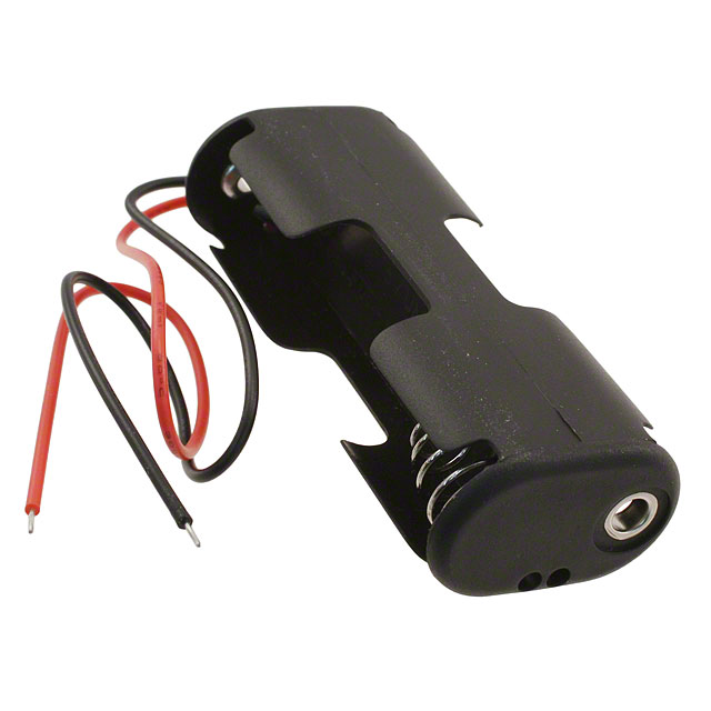 BATT HOLDER AA 2 CELL 6" LEADS