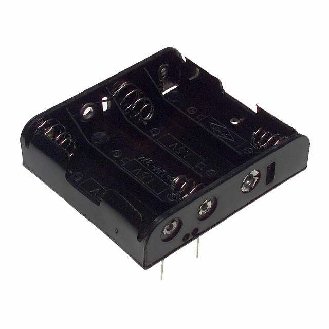 BATTERY HOLDER AA 4 CELL PC PIN
