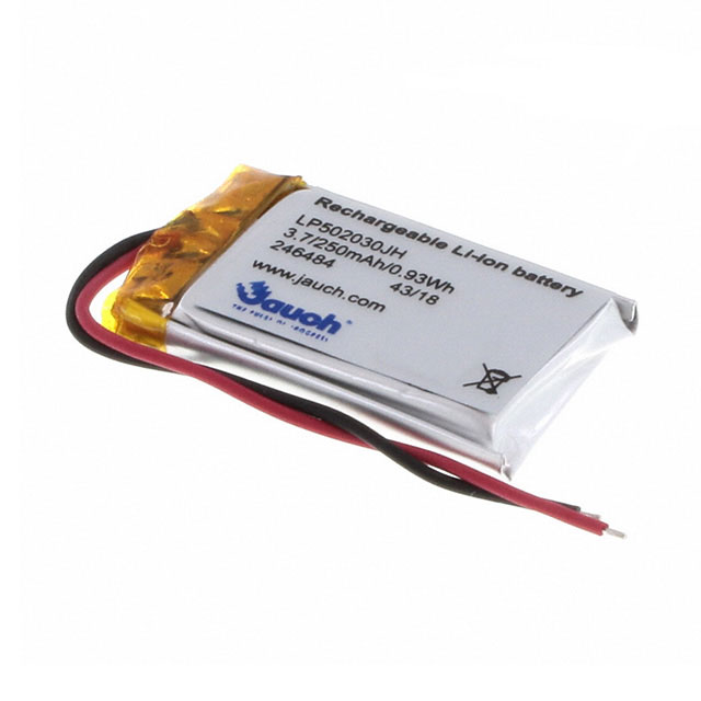 BATTERY LITH POLY 3.7V 250MAH