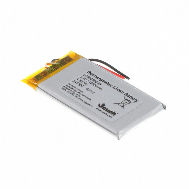 BATTERY LITH POLY 3.7V 1.25AH BATTERY LITH POLY 3.7V 1.25AH