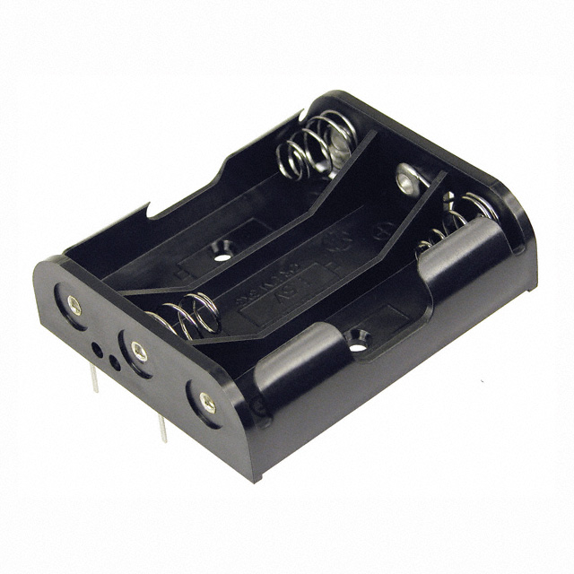 BATTERY HOLDER AA 3 CELL PC PIN