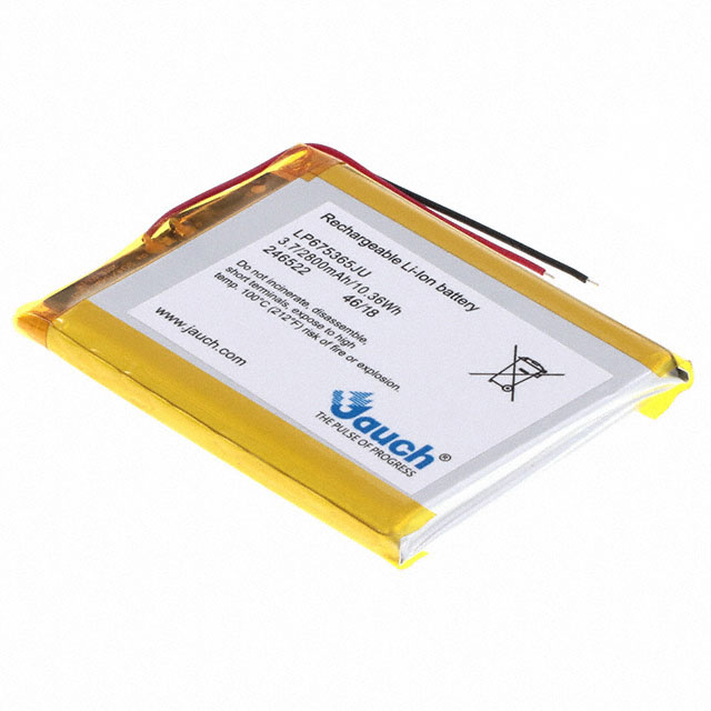 BATTERY LITH POLY 3.7V 2.8AH