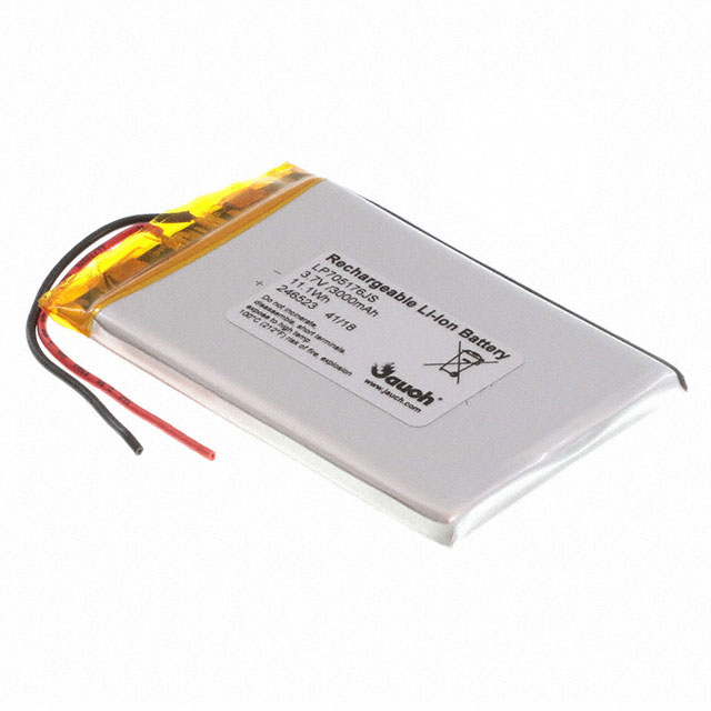 BATTERY LITH POLY 3.7V 3AH
