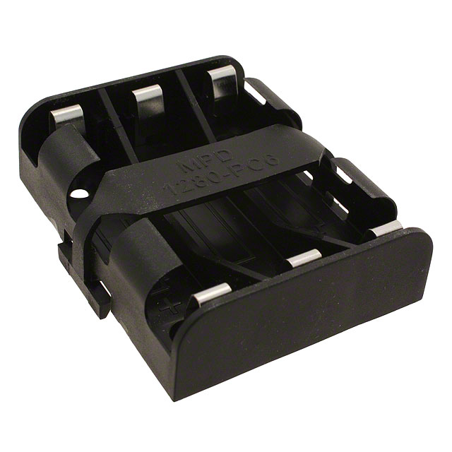 BATTERY HOLDER AA 3 CELL PC PIN