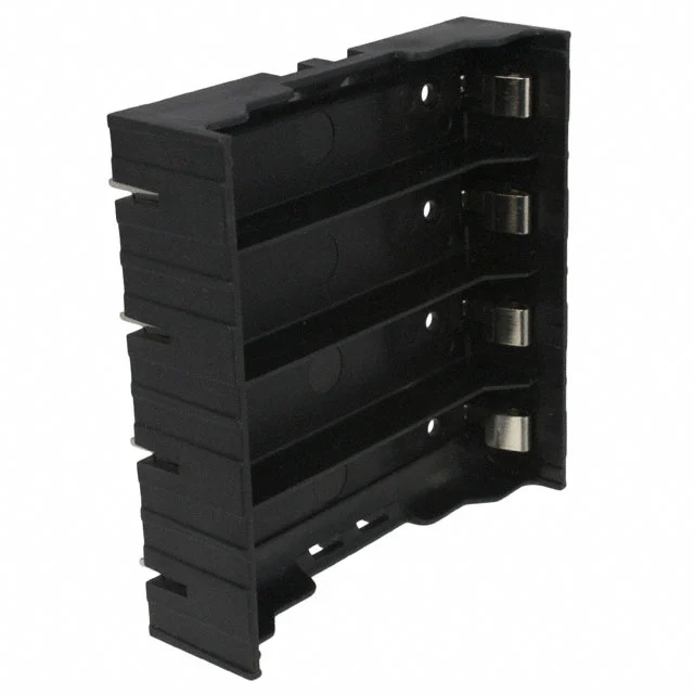 BATT HOLDER 18650 4 CELL PC PIN