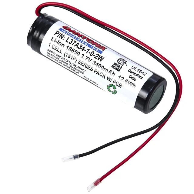 BATTERY PACK LI-ION 3.7V 18650