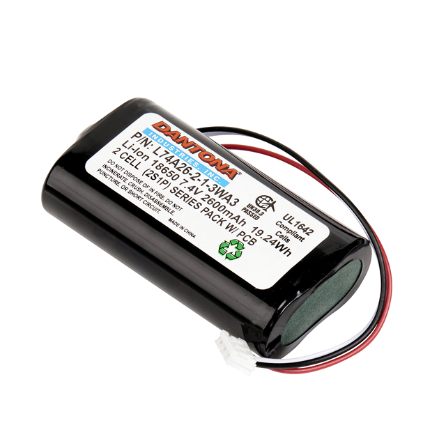 BATTERY PACK LI-ION 7.4V 18650