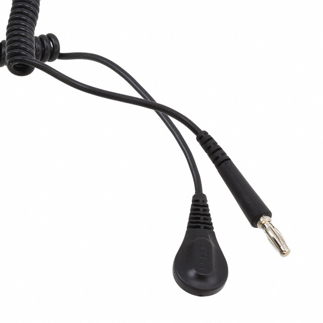 CORD COILED BLACK 20' 4MM