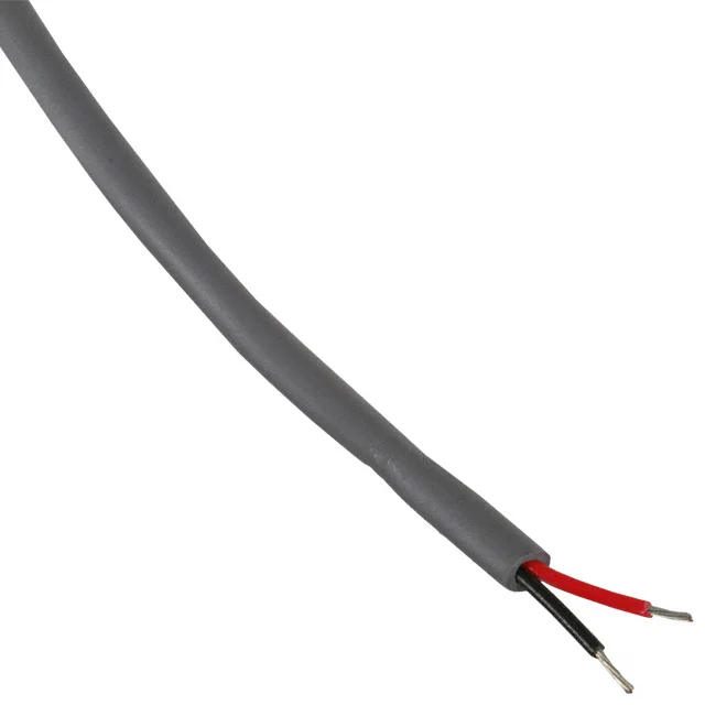 CABLE 2COND 22AWG GRAY