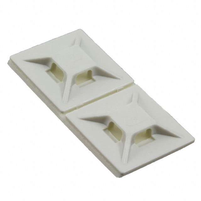 CABLE TIE HLDR QUAD ADHESIVE WHT CABLE TIE HLDR QUAD ADHESIVE WHT