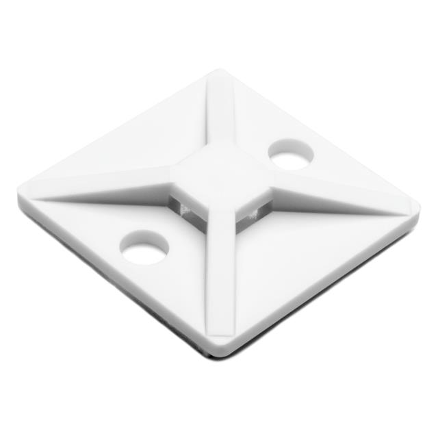 CABLE TIE HOLDER QUAD ADH WHITE CABLE TIE HOLDER QUAD ADH WHITE