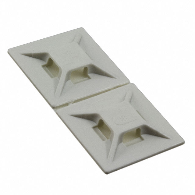 CABLE TIE HLDR QUAD ADHESIVE WHT CABLE TIE HLDR QUAD ADHESIVE WHT