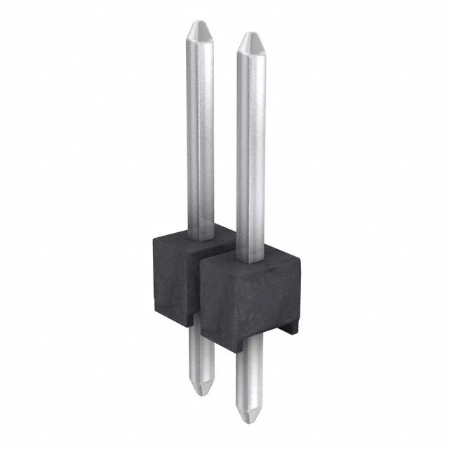 CONN HEADER VERT 2POS 2.54MM CONN HEADER VERT 2POS 2.54MM