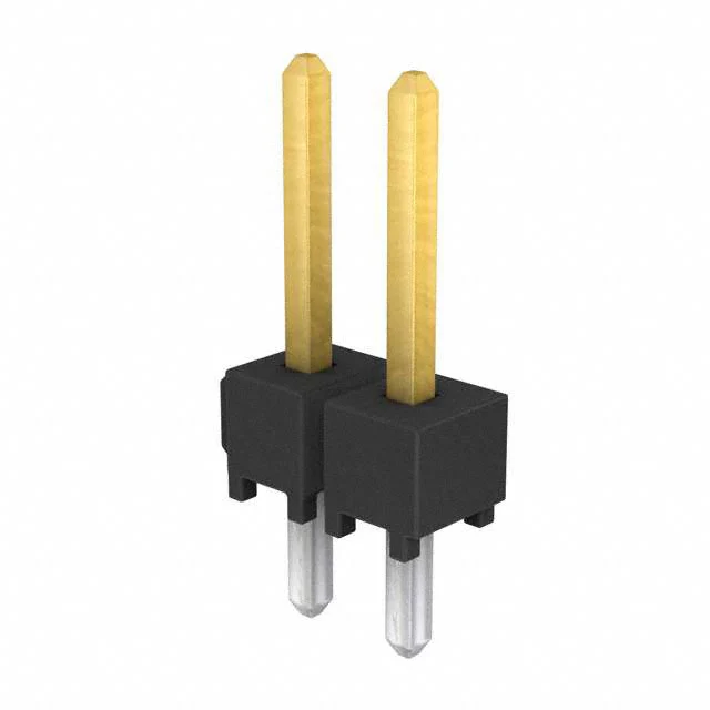 CONN HEADER VERT 2POS 2.54MM CONN HEADER VERT 2POS 2.54MM