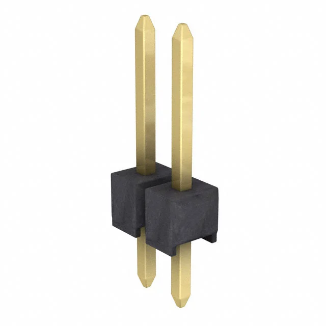 CONN HEADER VERT 2POS 2.54MM CONN HEADER VERT 2POS 2.54MM