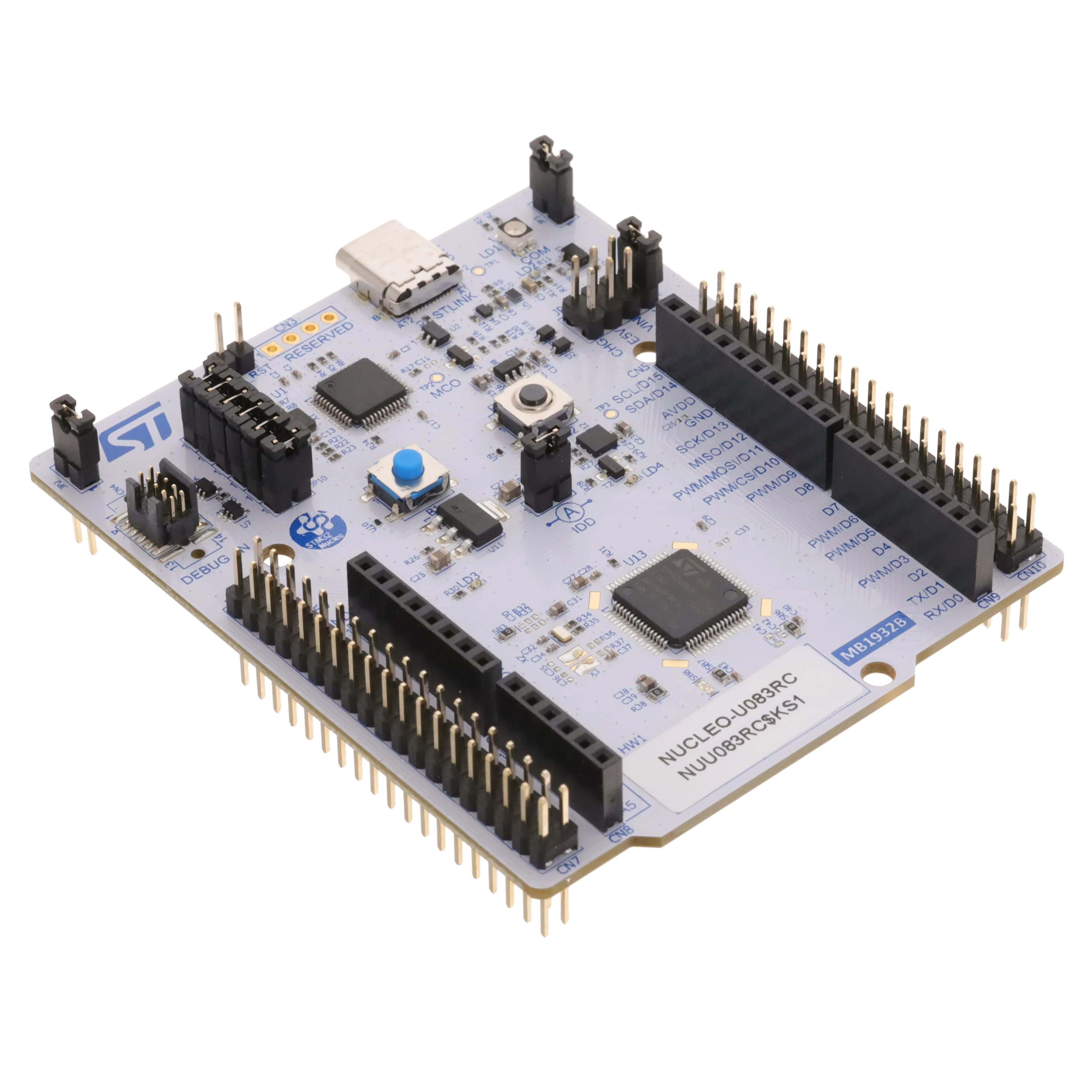 NUCLEO-64 STM32U083RC EVAL BRD NUCLEO-64 STM32U083RC EVAL BRD