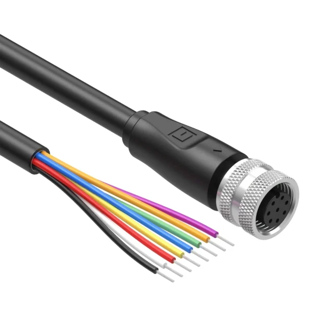 CIRC CBL 8POS RCPT TO WIRE 9.84'