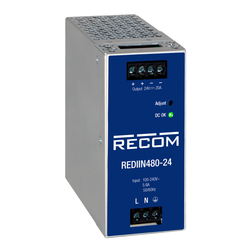 480W AC/DC-CONVERTER 'DIN-RAIL' 480W AC/DC-CONVERTER 'DIN-RAIL'