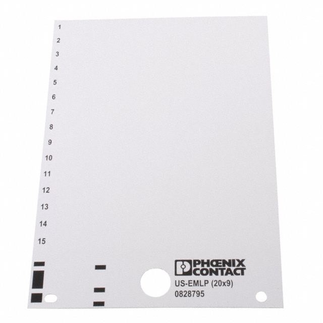 LABEL ID/RATINGS 0.79"X0.35" WHT